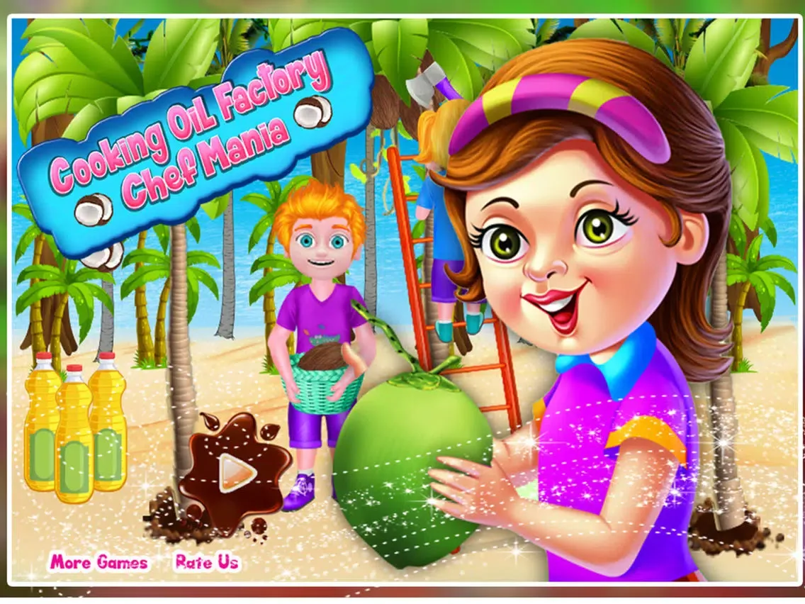 Ảnh chụp màn hình của Cooking Oil Factory Chef Mania iPad 