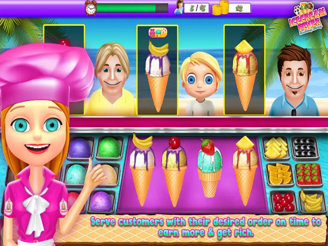 صور Ice Cream Fever Cooking Girls Game iPad 