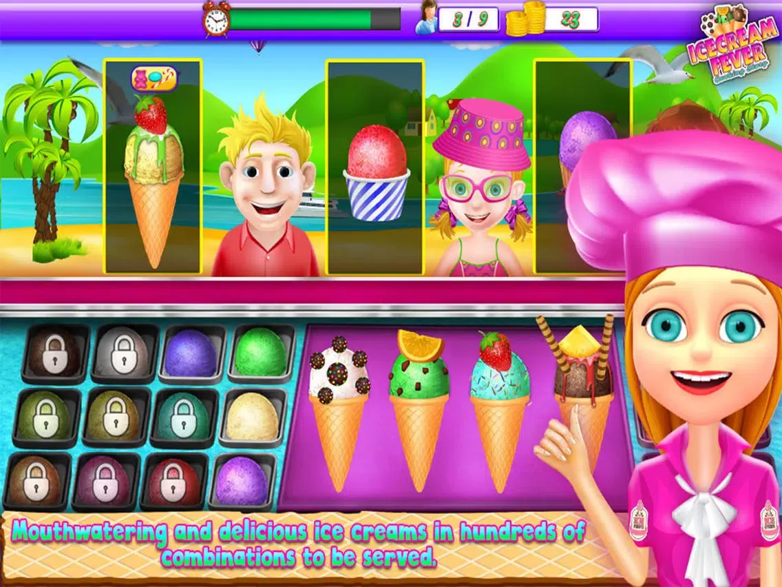 صور Ice Cream Fever Cooking Girls Game iPad 