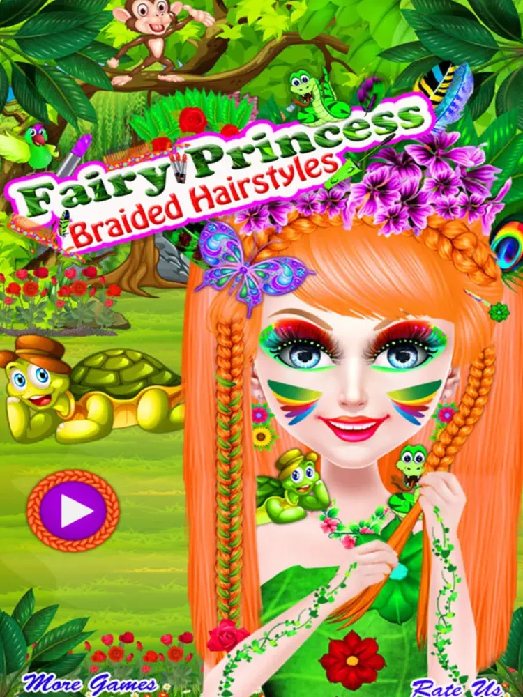 Fairy Princess Braided Hairstyles iPad  스크린샷