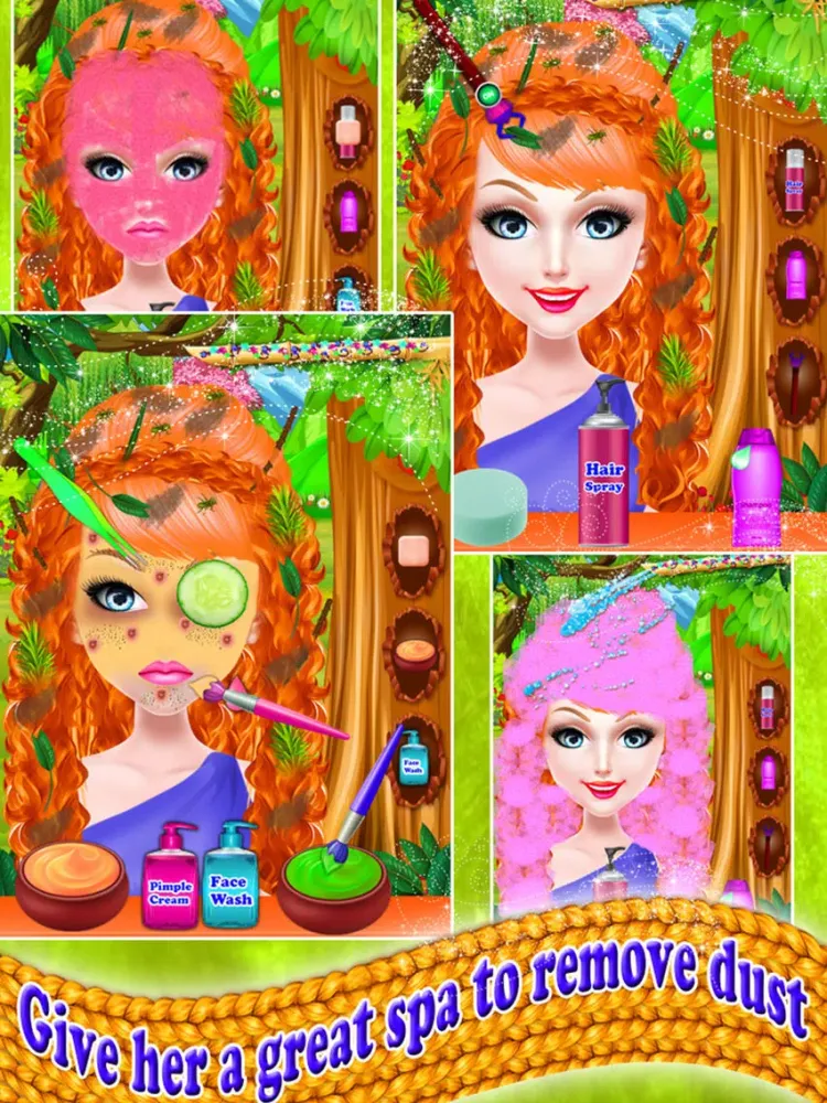 Fairy Princess Braided Hairstyles iPad  스크린샷