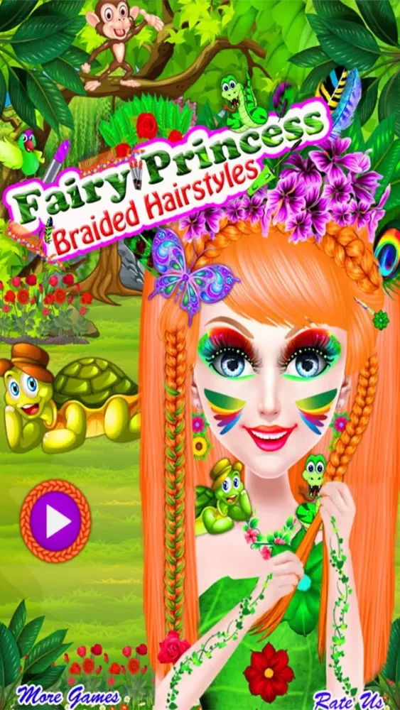 Fairy Princess Braided Hairstyles 스크린샷