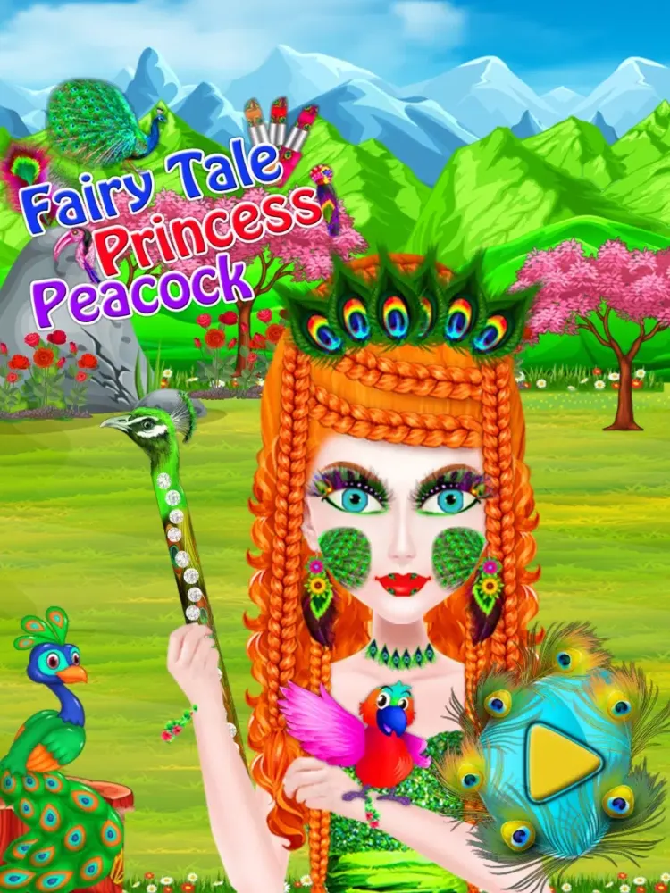 Fairy Tale Princess Peacock iPad  Screenshots