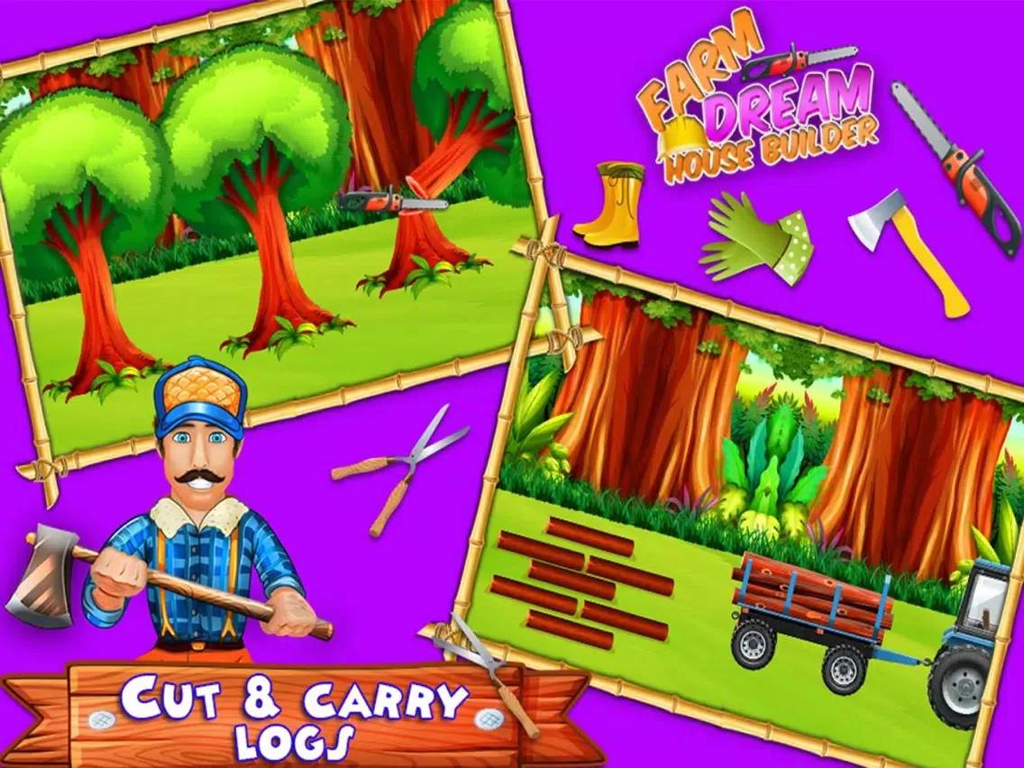 Screenshot di Farm Dream House Builder iPad 
