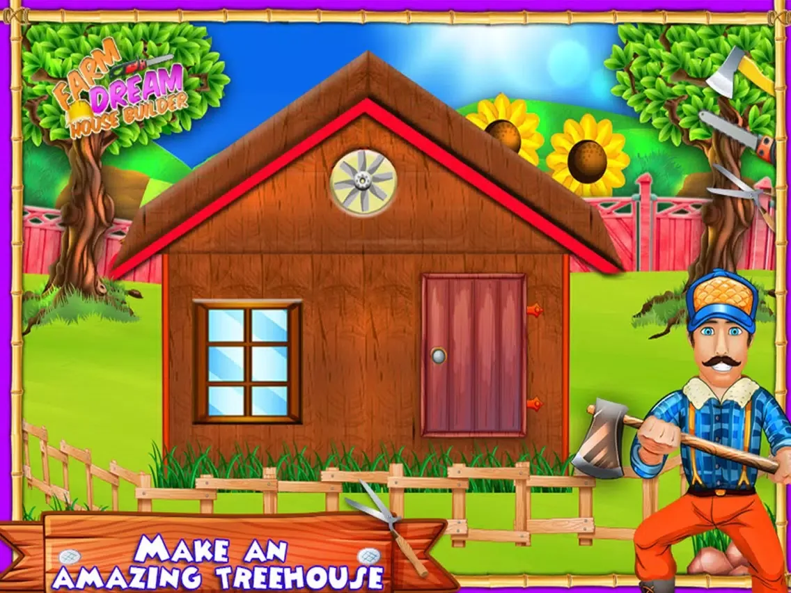 Screenshot di Farm Dream House Builder iPad 
