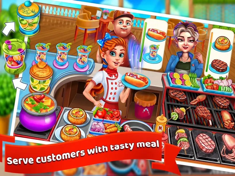 Food Craze Chef: Cooking Games iPad  Ekran Görüntüleri