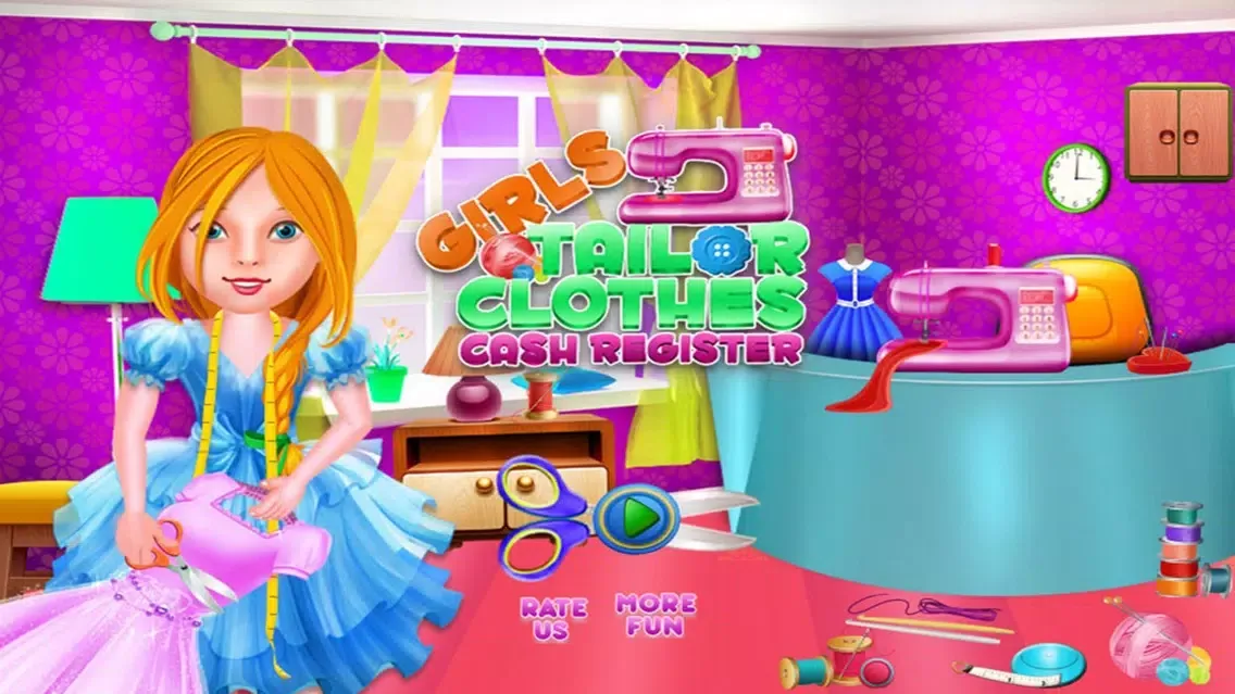 Girls Tailor Clothes Cash Register Screenshots
