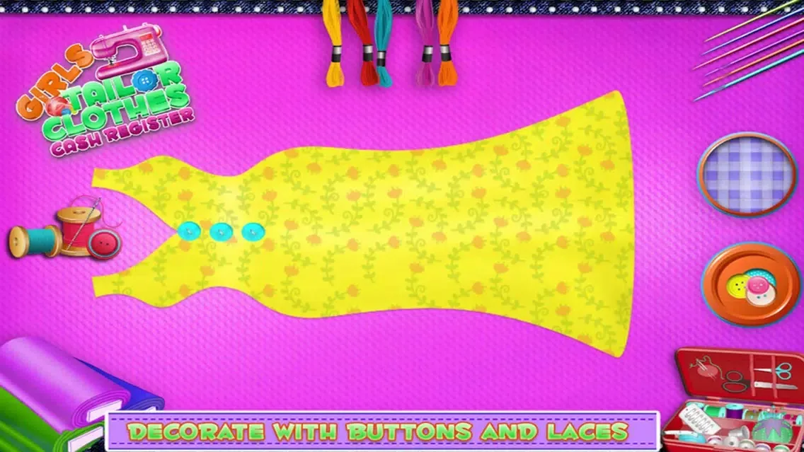 Girls Tailor Clothes Cash Register Screenshots