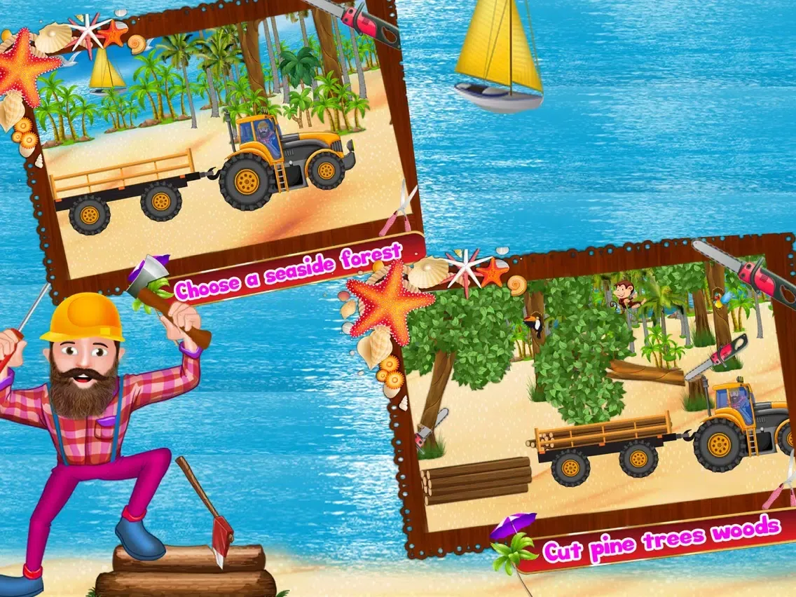 Seaside Dream House Builder iPad 應用截圖