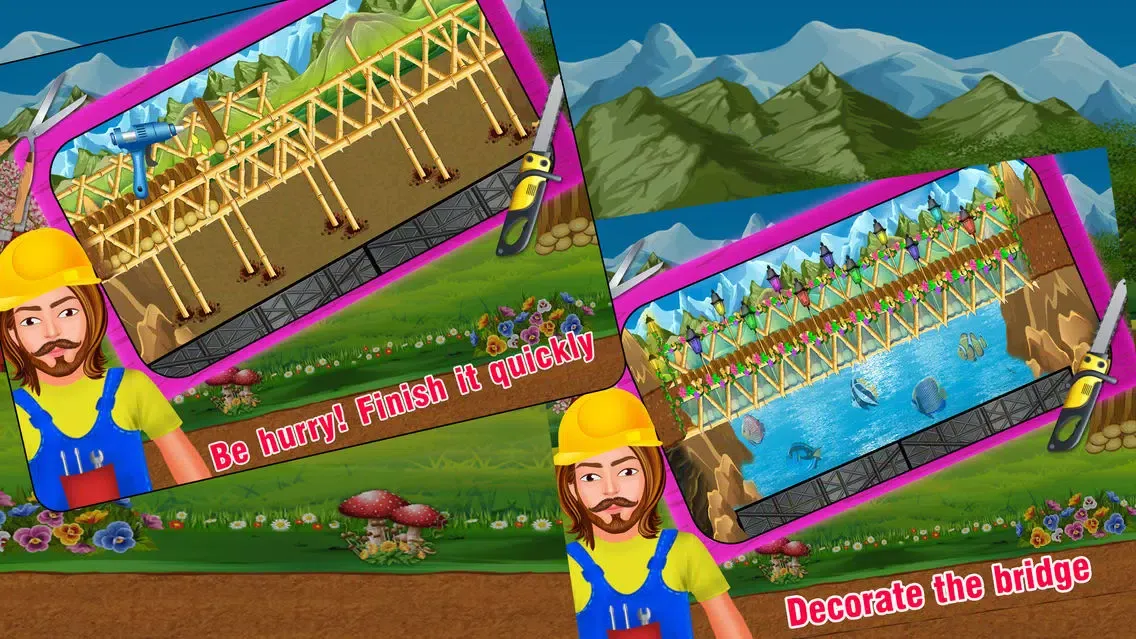 Village Farm Bridge Builder Screenshots