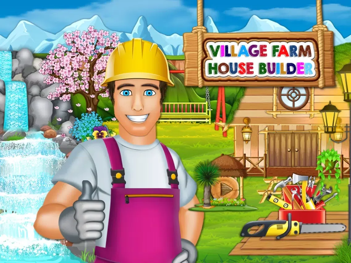 Village Farm House Builder iPad  스크린샷