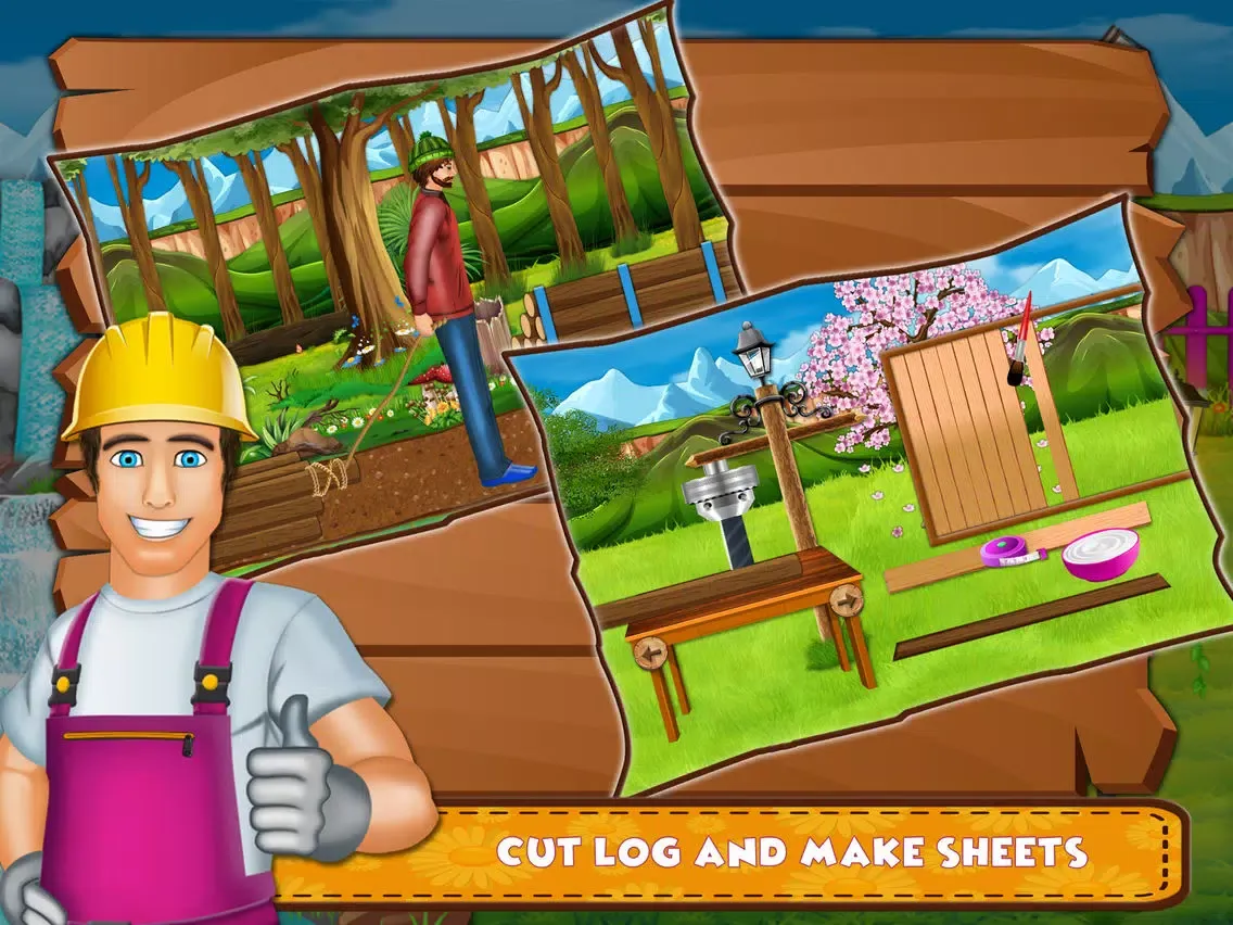 Village Farm House Builder iPad  스크린샷