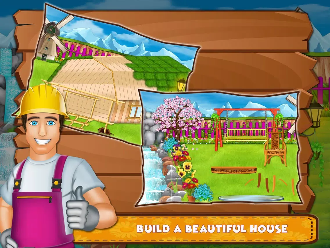 Village Farm House Builder iPad  스크린샷