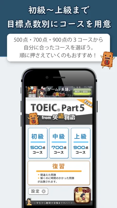 Toeic Part5 英語問題集 스크린샷