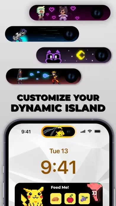 Ảnh chụp màn hình của Pixel Pets for Dynamic Island,