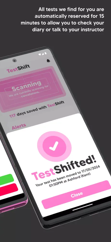 Capturas de tela do TestShift UK Find Driving Test