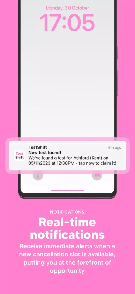 Capturas de tela do TestShift UK Find Driving Test