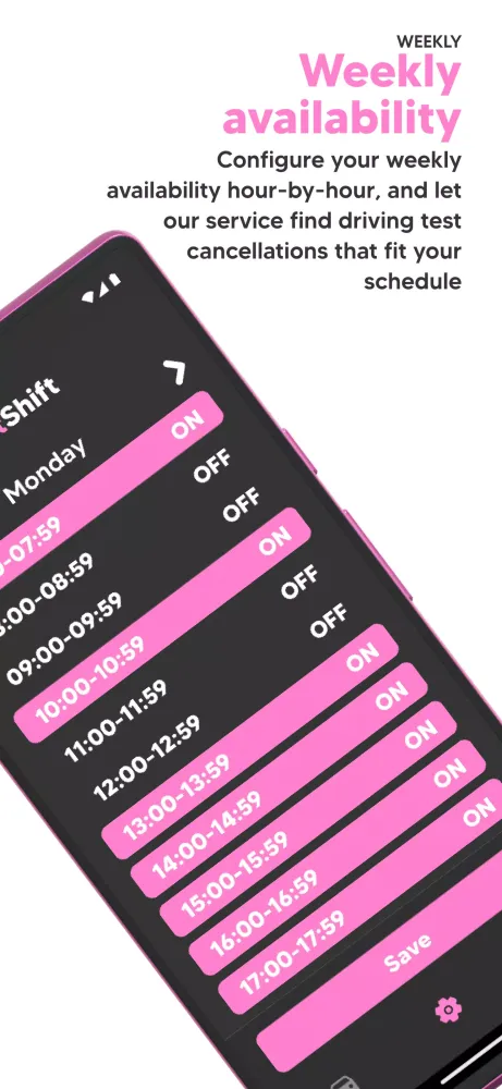 Capturas de tela do TestShift UK Find Driving Test