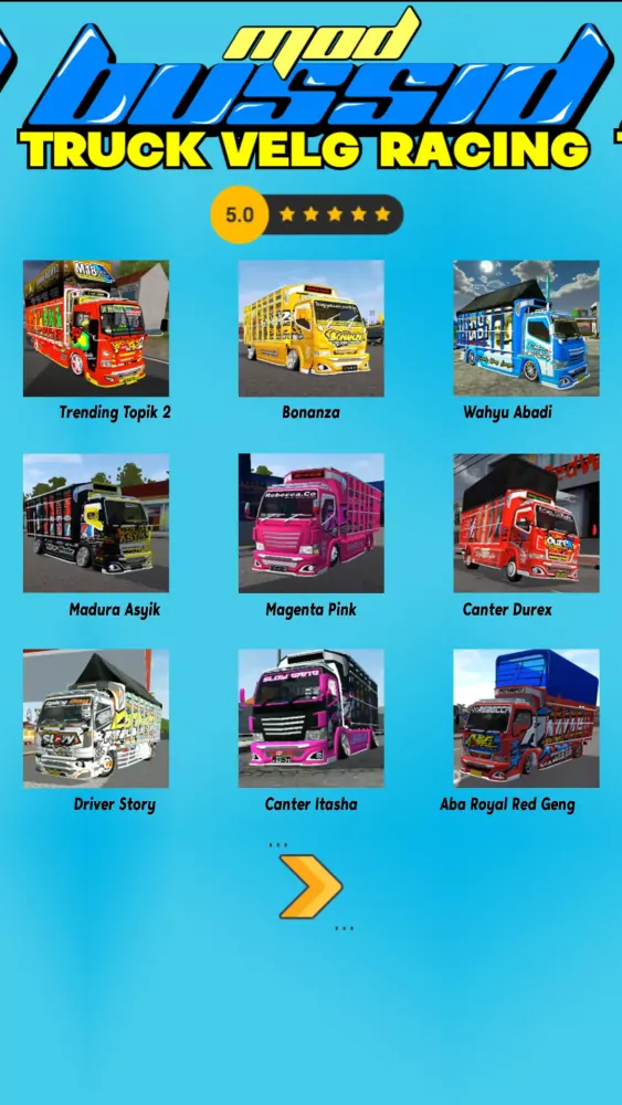 Скриншоты Mod Bussid Truck Velg Racing