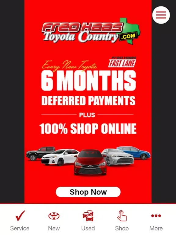 Fred Haas Toyota Country App iPad 应用截图