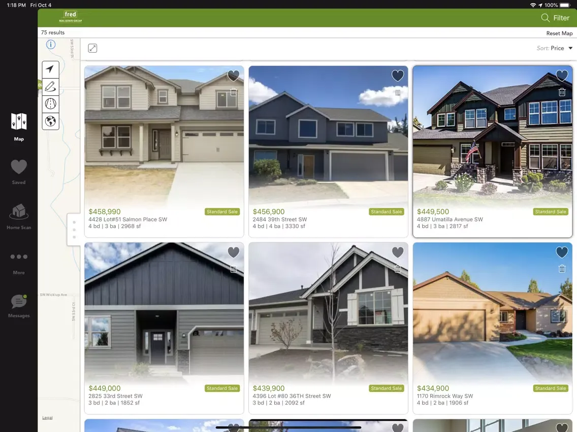 Fred Real Estate Home Search iPad 应用截图