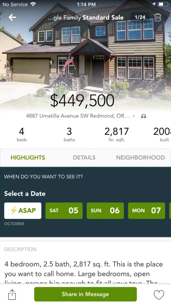 Fred Real Estate Home Search应用截图