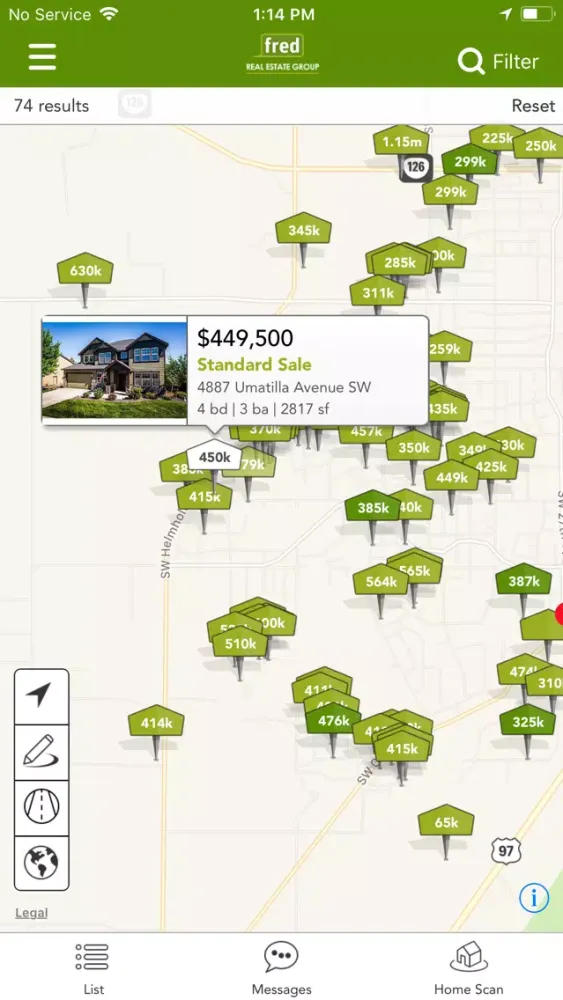 Fred Real Estate Home Search应用截图