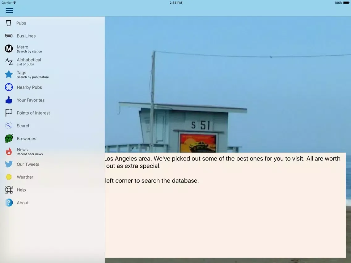 Скриншоты Beer Guide LA iPad 