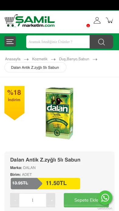 Captures d'écran de Şamil Marketim