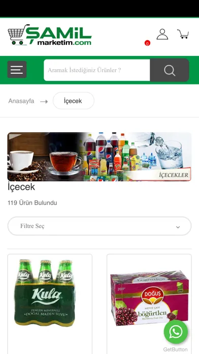 Captures d'écran de Şamil Marketim