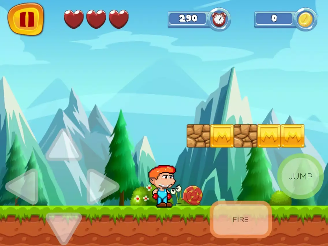 Adventure World Free - best platformer games iPad  Ekran Görüntüleri