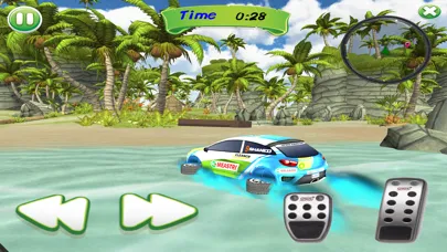 ภาพหน้าจอของ Water Surfer Car 3D Simulator