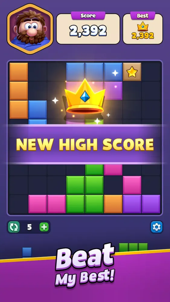 Block Crush: Block Puzzle Game স্ক্রিনশট