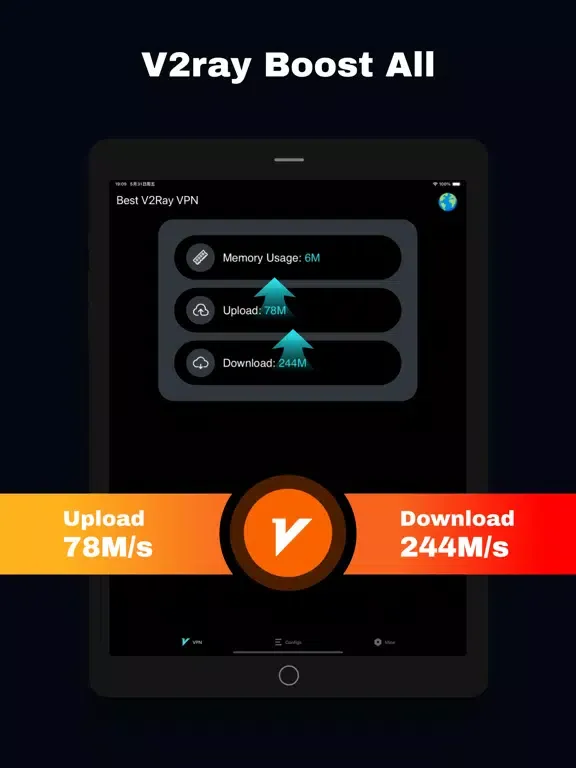 Capturas de tela do Best V2ray VPN - VPN & V2rayNG iPad 