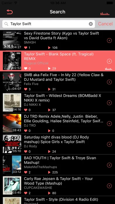 Free Music - Unlimited Free MP3 Music Streaming Player and Playlist Manager Screenshots