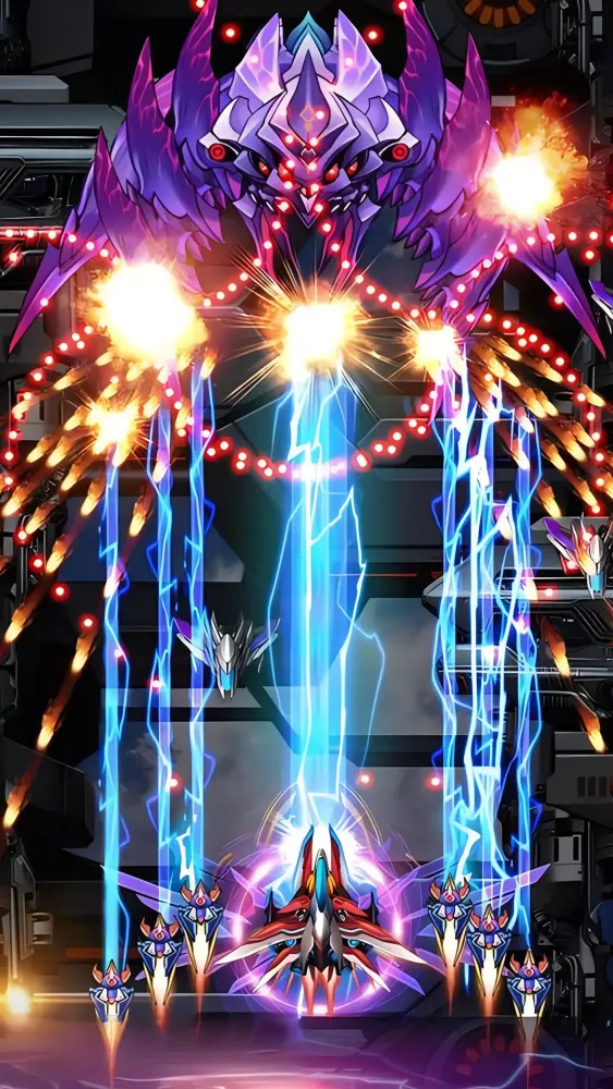 ภาพหน้าจอของ Thunder Air Fighter Battle