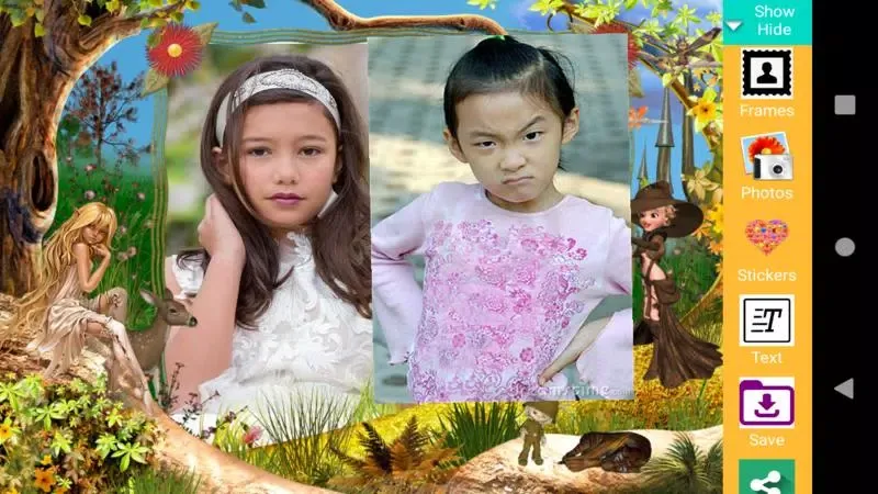 Fairy photos frame Screenshots