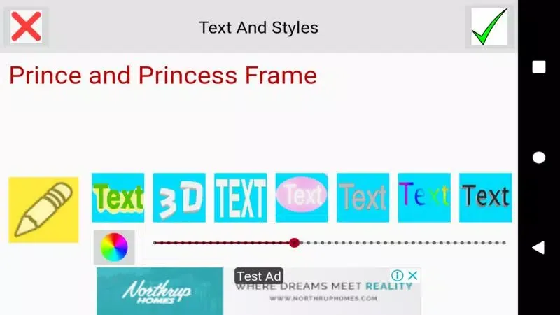 Capturas de tela do Prince and Princess Frame