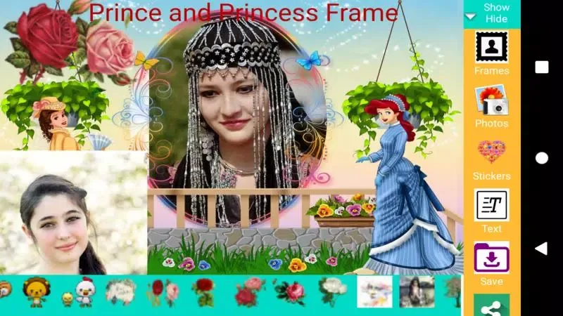 Capturas de tela do Prince and Princess Frame
