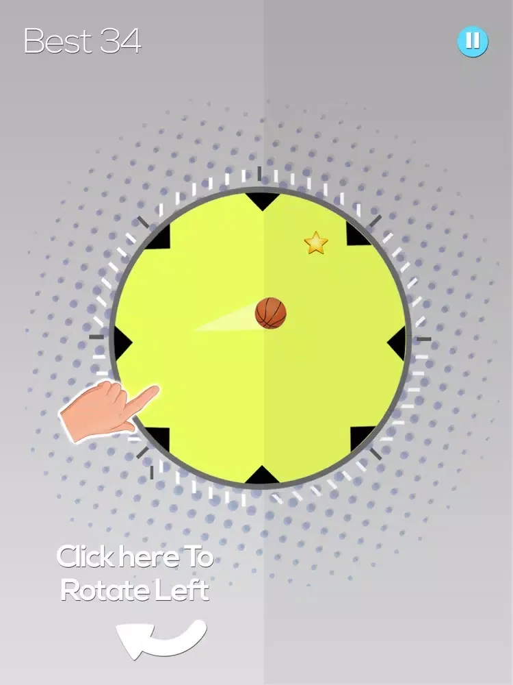 Round Ball vs Spikes iPad  स्क्रीनशॉट