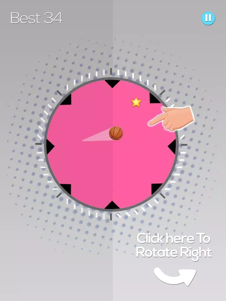 Round Ball vs Spikes iPad  स्क्रीनशॉट