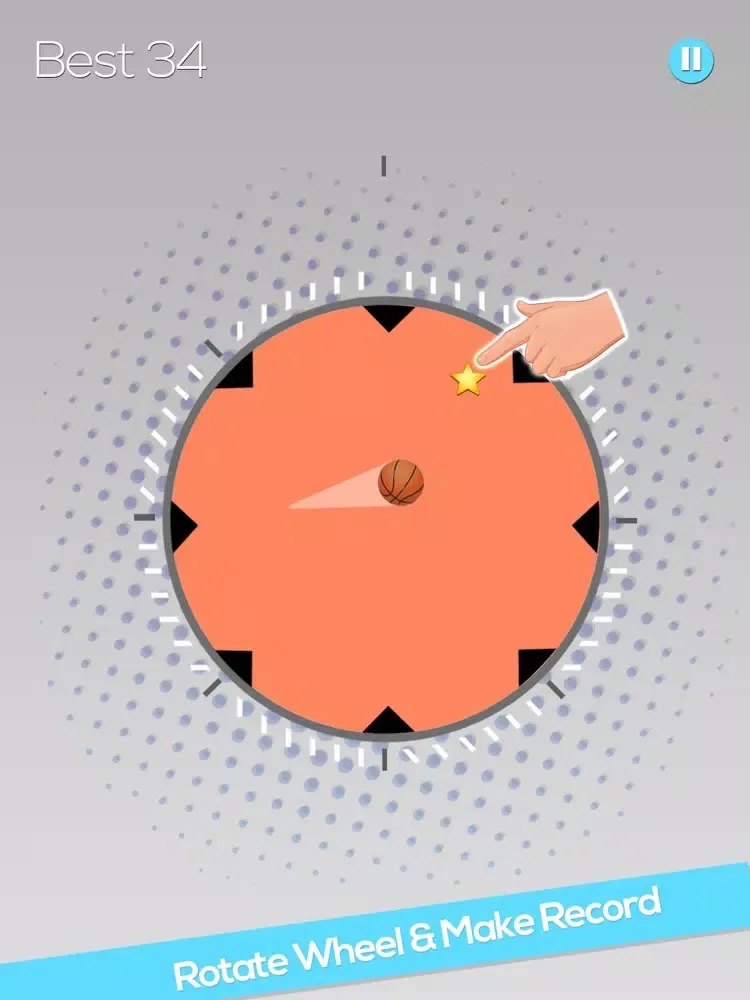 Round Ball vs Spikes iPad  स्क्रीनशॉट