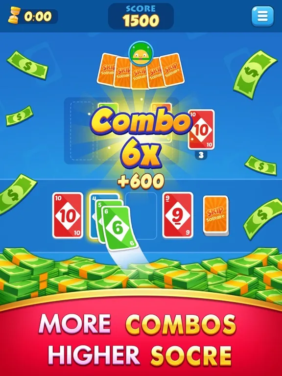 Skip Solitaire: Win Real Cash iPad  스크린샷