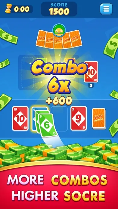 Skip Solitaire: Win Real Cash 스크린샷