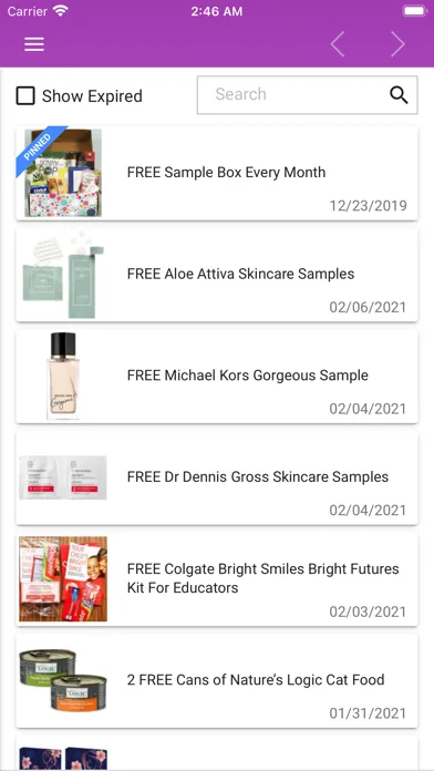 Ảnh chụp màn hình của Free Stuff to Save Money