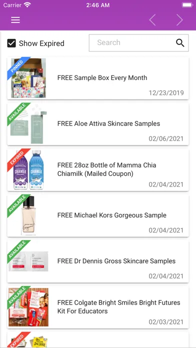 Ảnh chụp màn hình của Free Stuff to Save Money