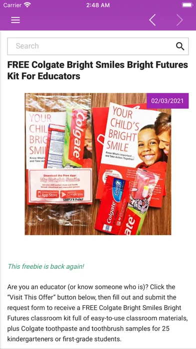 Ảnh chụp màn hình của Free Stuff to Save Money