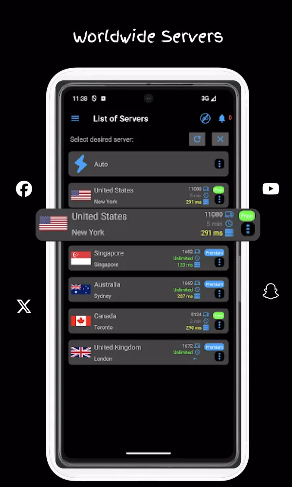 Fast VPN Screenshots