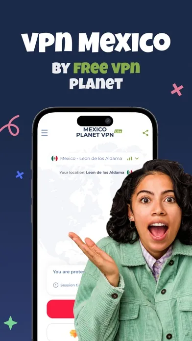 VPN Mexico - Fast & Private سکرین شاٹس