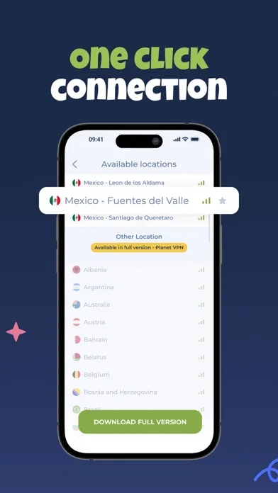 VPN Mexico - Fast & Private سکرین شاٹس